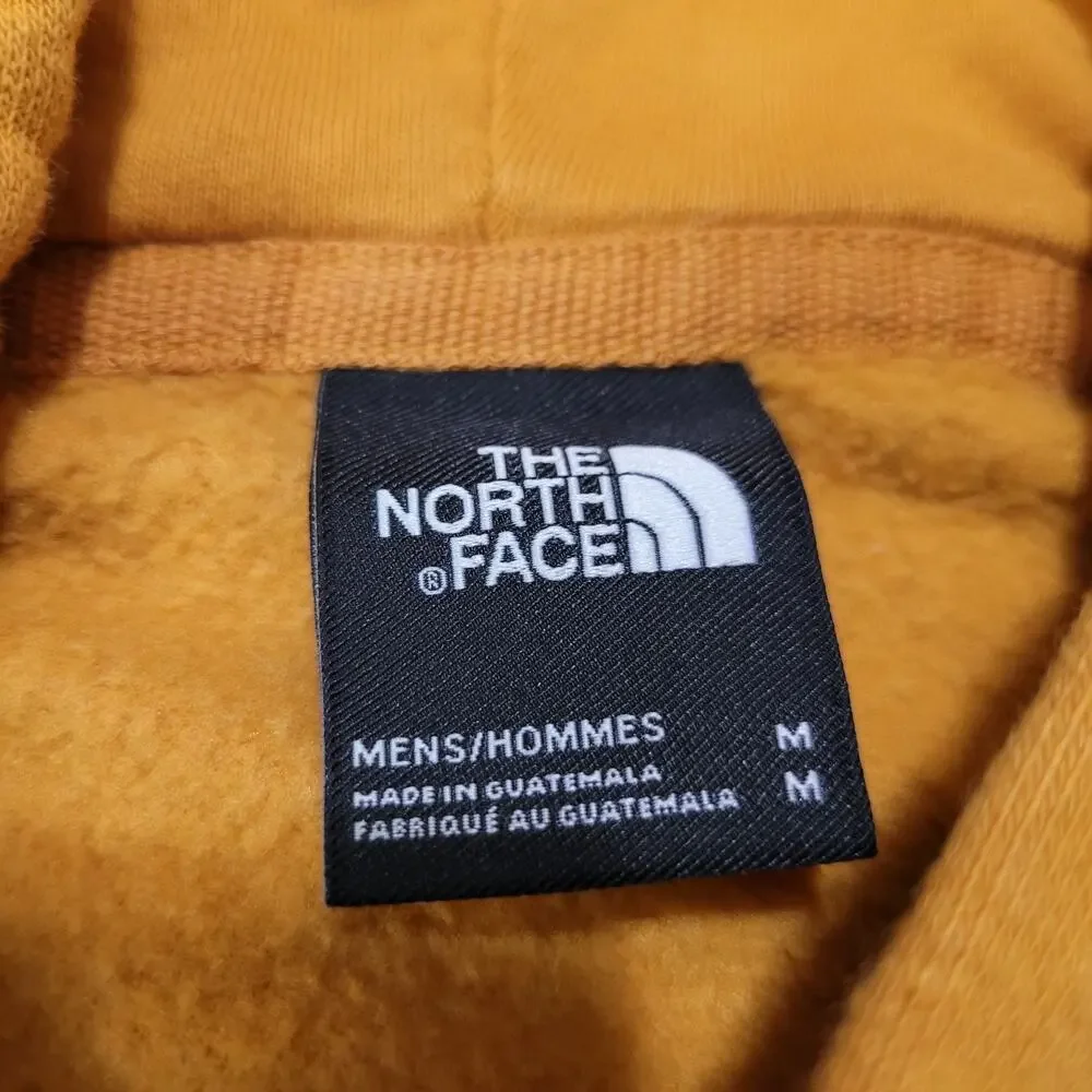 The North Face Yellow Logo Half Dome Pullover Hoodie Men's Medium
